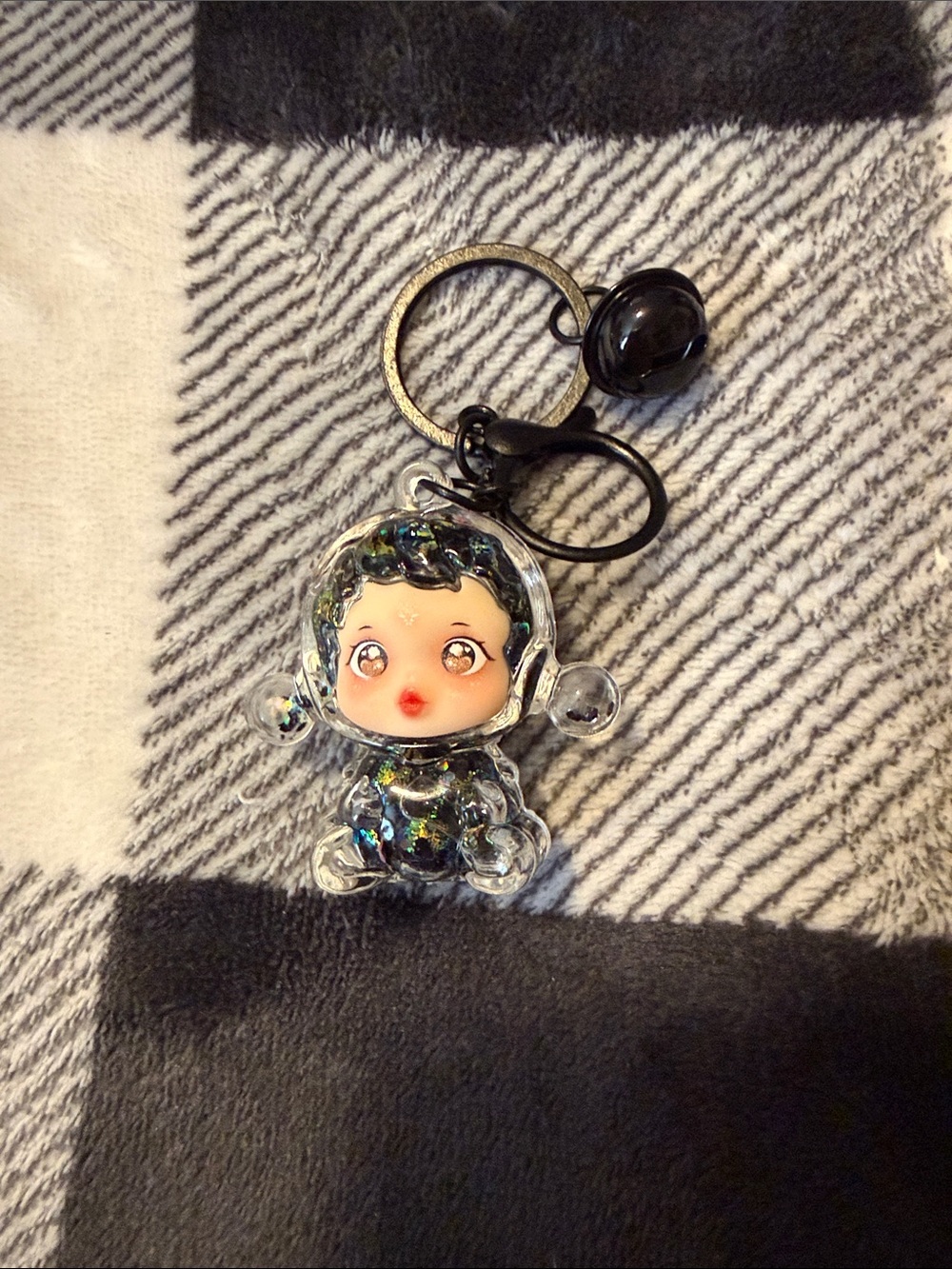 Liquid Glitter Figure Keychain